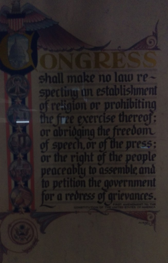 Congress shall make no law