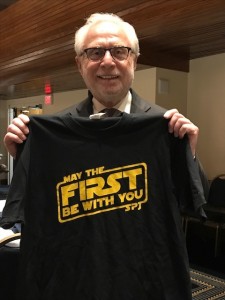 MAY THE FIRST with Wolf Blitzer at June 11 dinner from Andy Schotz phone
