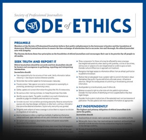 CODE OF ETHICS SPJ