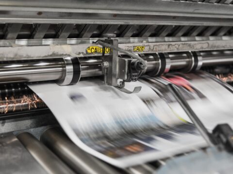 Printing press on Unsplash.com by Bank Phrom